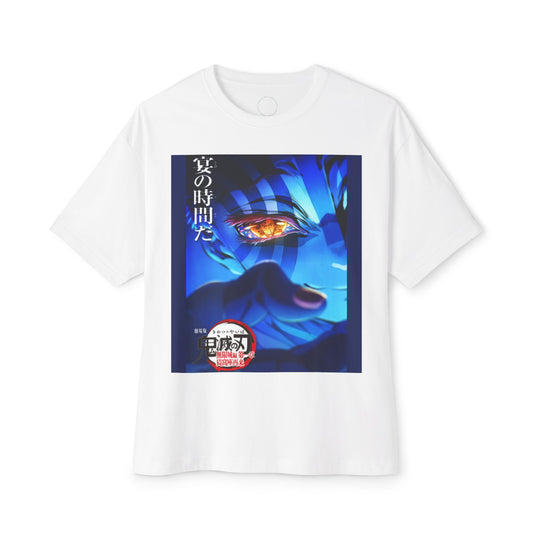 Akaza Demon Slayer T-Shirt – Upper Moon 3 Villain | Anime-Inspired Oversized Tee
