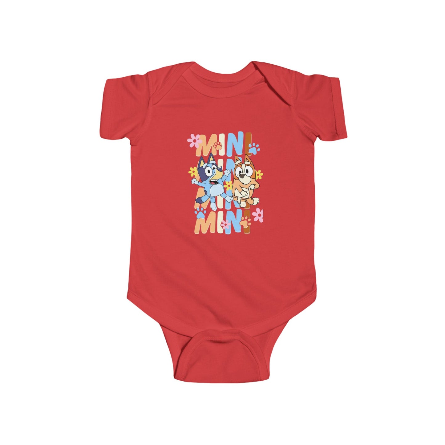 Looking for the perfect baby shower gift? Get this cute Bluey infant bodysuit—soft, comfy, and adorable! Shop now for fast shipping.