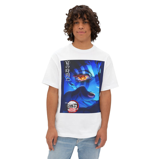 Akaza Demon Slayer T-Shirt – Upper Moon 3 Villain | Anime-Inspired Oversized Tee