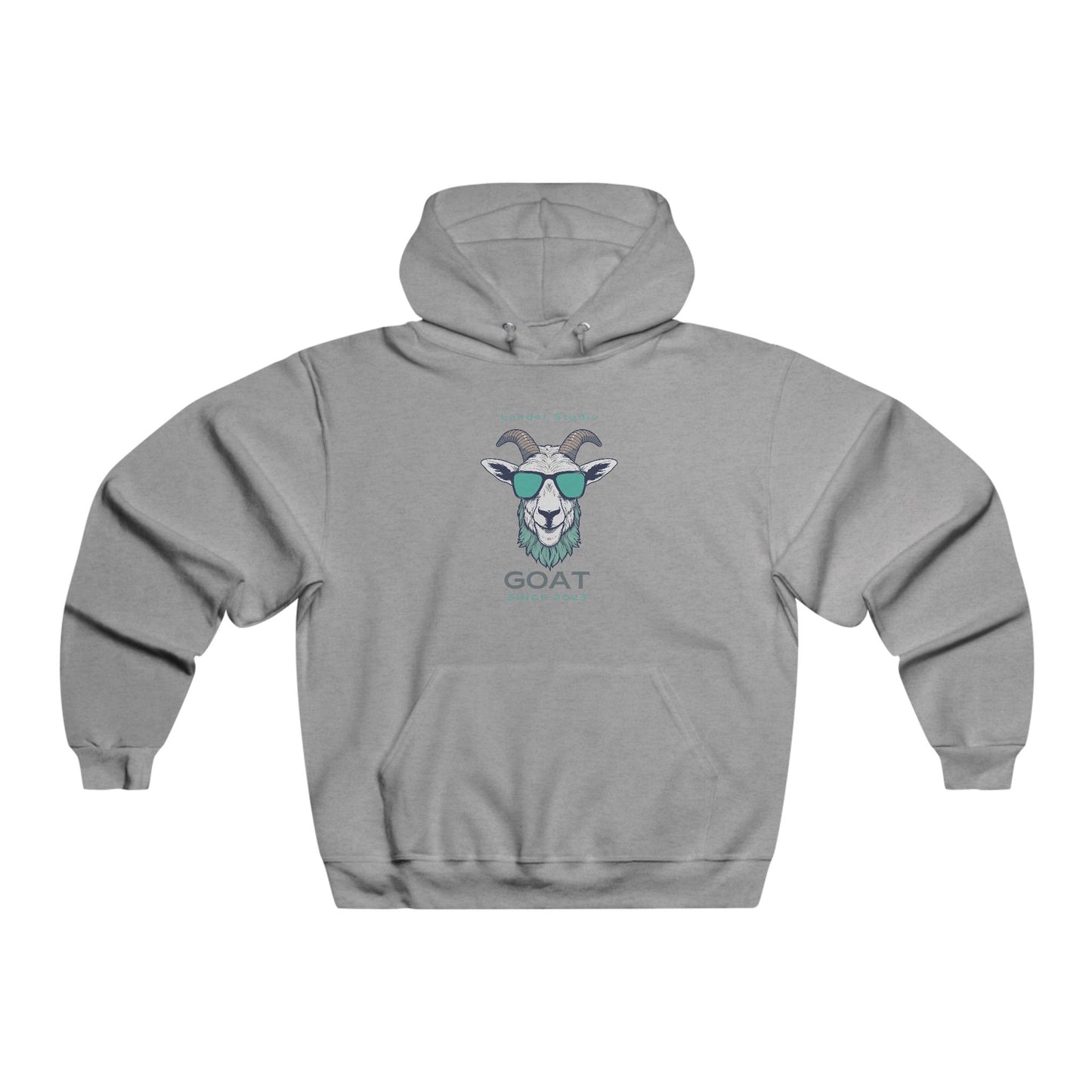 Goat in streetwear hoodies