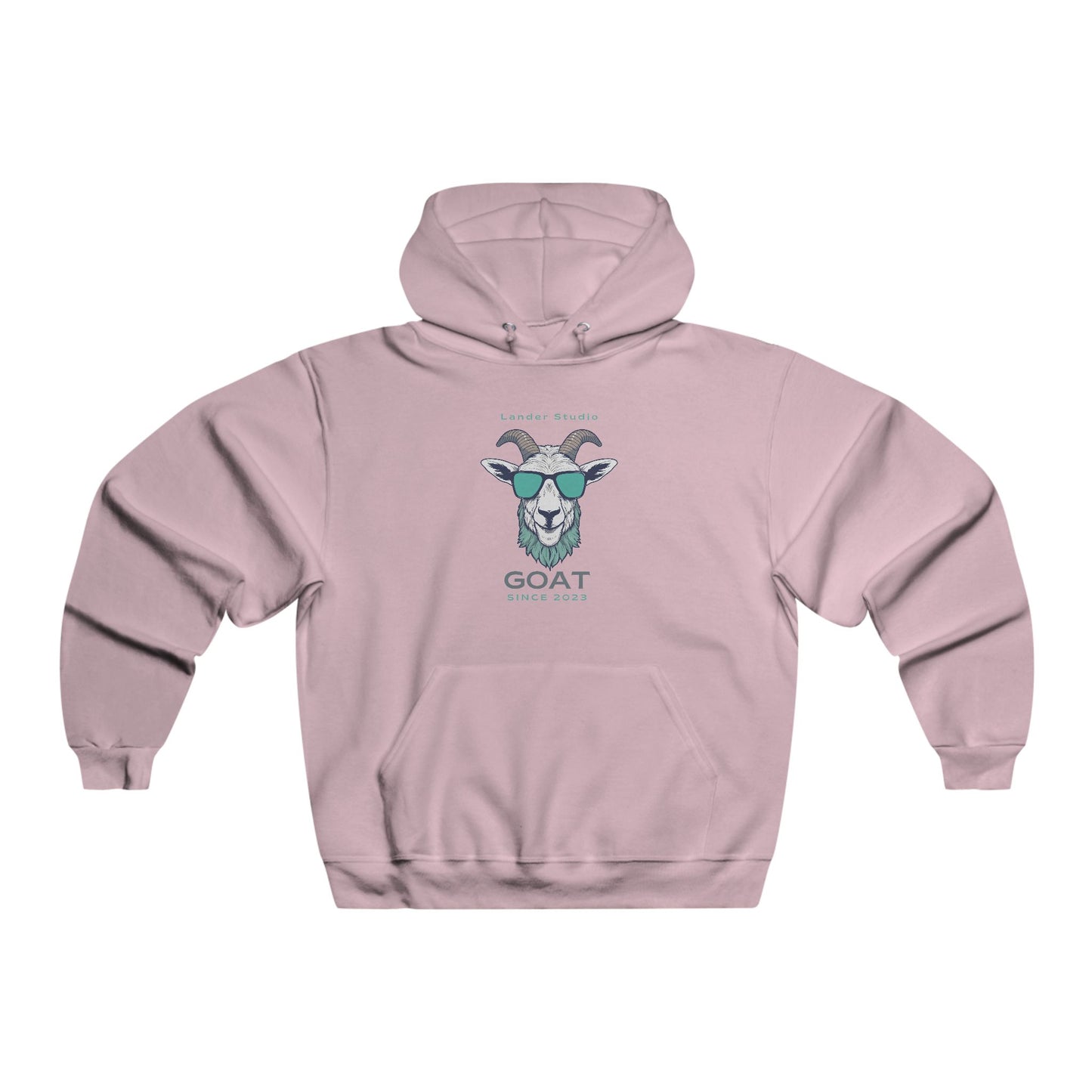 Hooded Sweatshirt GOAT Since 2023 Navy Blue NUBLEND®