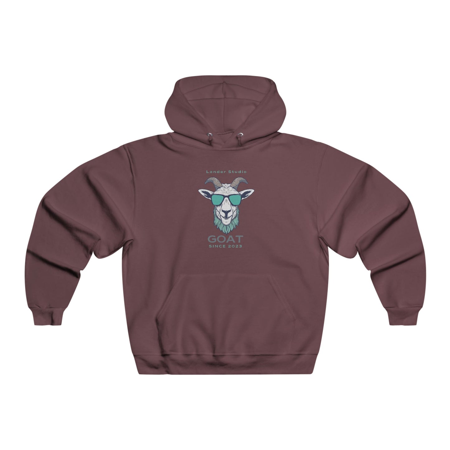 Hooded Sweatshirt GOAT Since 2023 Navy Blue NUBLEND®