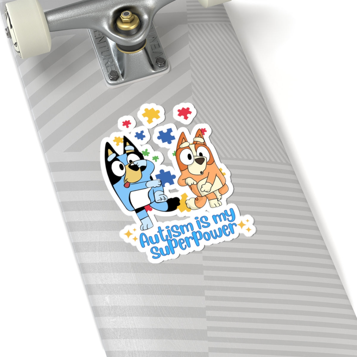 Stickers blue for back to school autism is my superpower