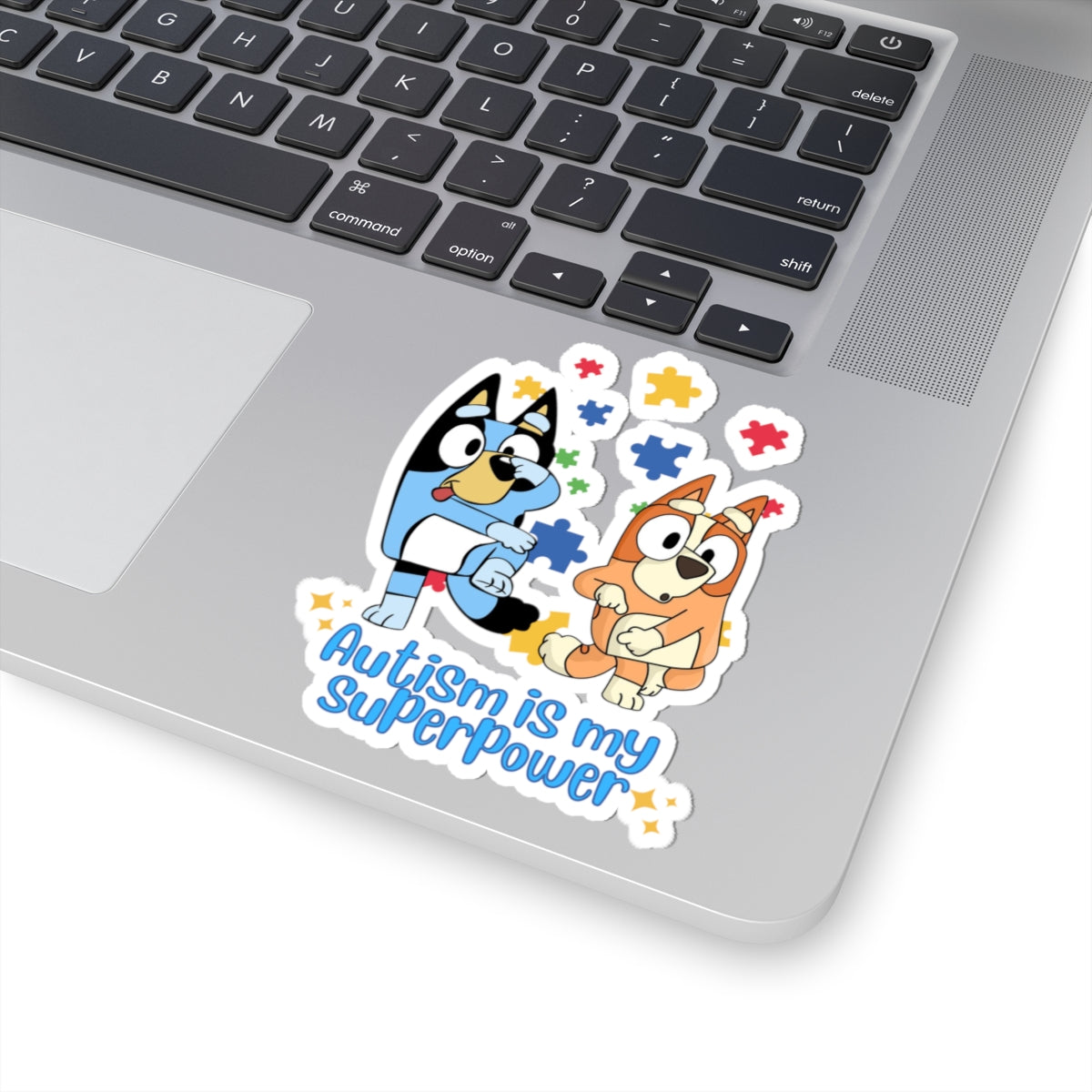 Stickers blue for back to school autism is my superpower